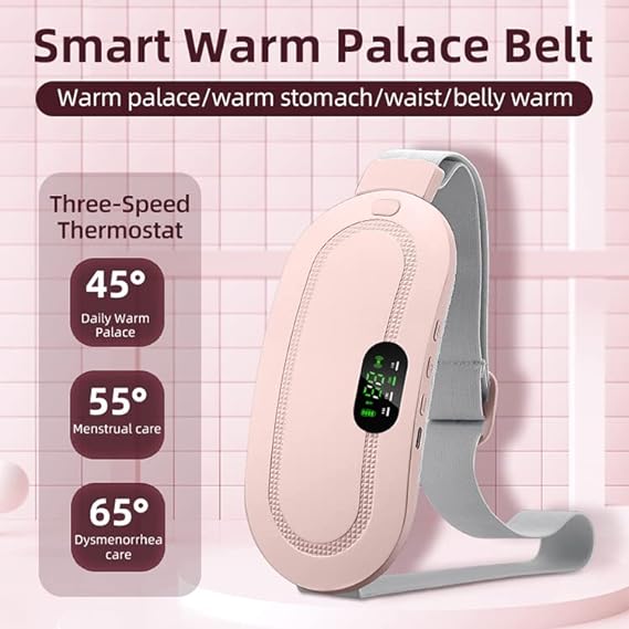 CrampEase Pro – Smart Heating & Massage Belt for Period Pain Relief