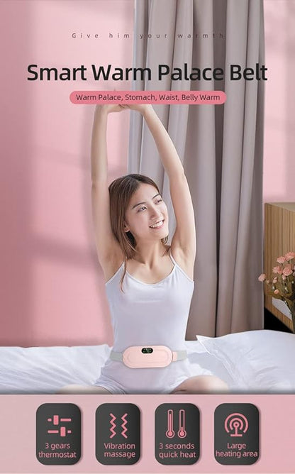 CrampEase Pro – Smart Heating & Massage Belt for Period Pain Relief