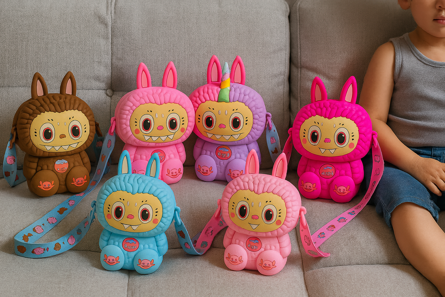 Labubu - Monster Crossbody Bag for Kids